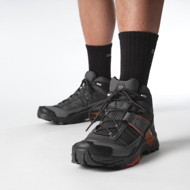 Взуття Salomon X Ultra 5 Mid GTX M - чорний/сірий
