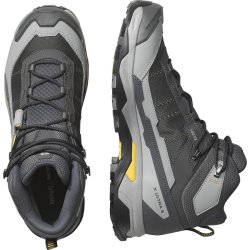 Взуття Salomon X Ultra 5 Mid GTX M - сірий/жовтий