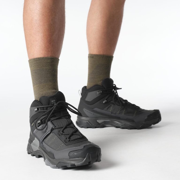 Взуття Salomon X Ultra 5 Mid GTX M - чорний/сірий