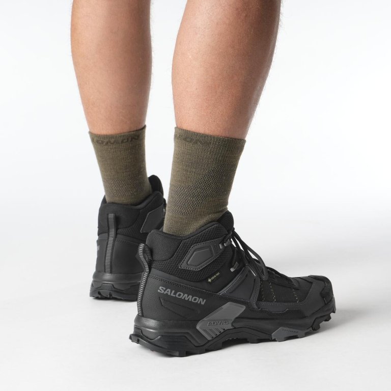 Взуття Salomon X Ultra 5 Mid GTX M - чорний/сірий