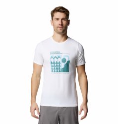 Футболка Columbia Sun Trek™ Graphic Tee M - білий/синій