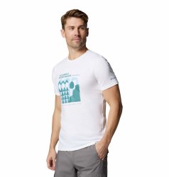 Футболка Columbia Sun Trek™ Graphic Tee M - білий/синій