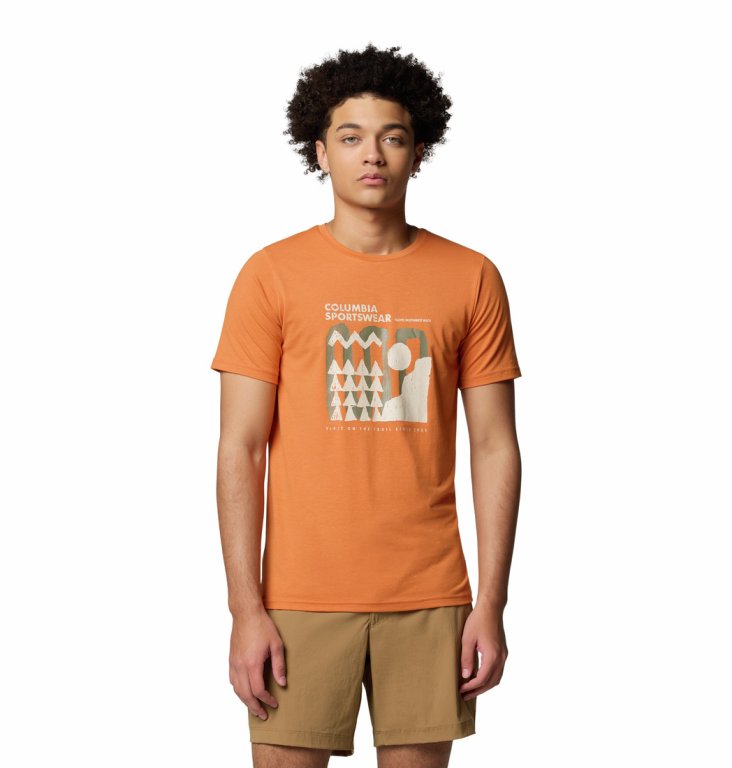 Футболка Columbia Sun Trek™ Graphic Tee M - помаранчева