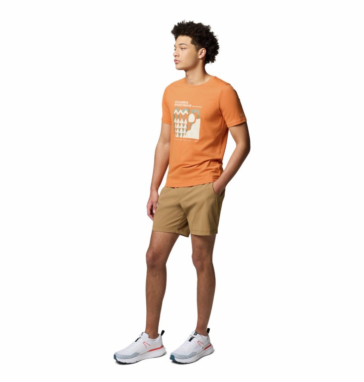 Футболка Columbia Sun Trek™ Graphic Tee M - помаранчева