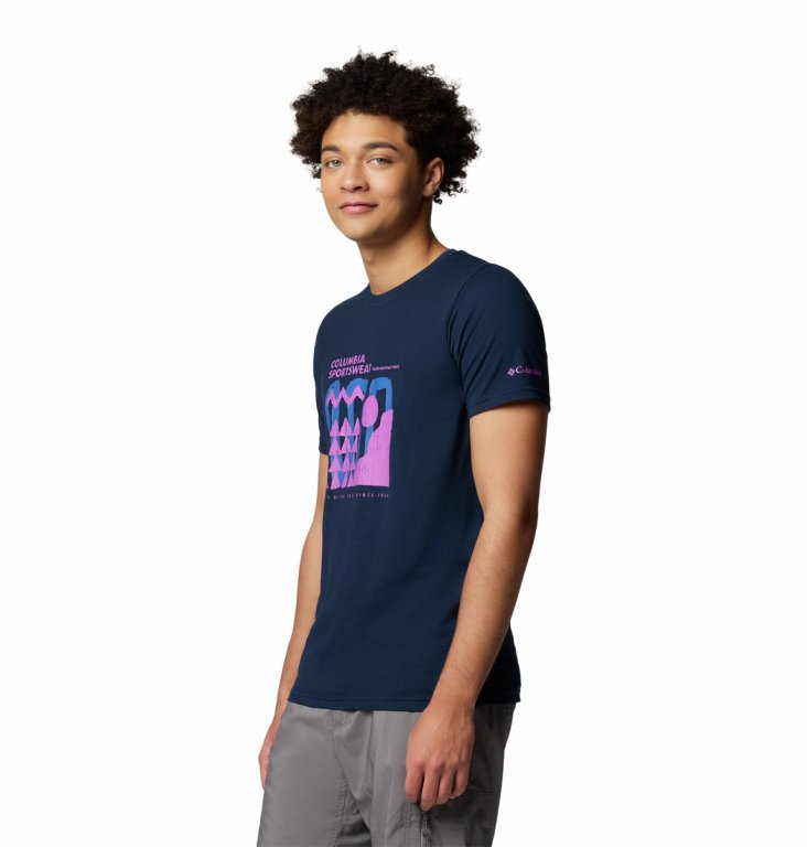 Футболка Columbia Sun Trek™ Graphic Tee M - темно-синій