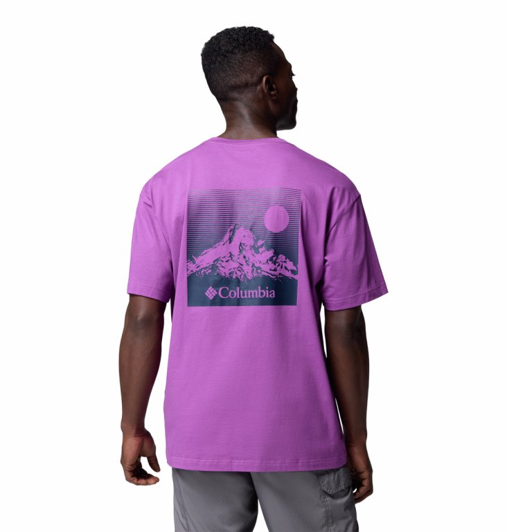 Футболка Columbia Black Butte™ Graphic Tee M - фіолетовий