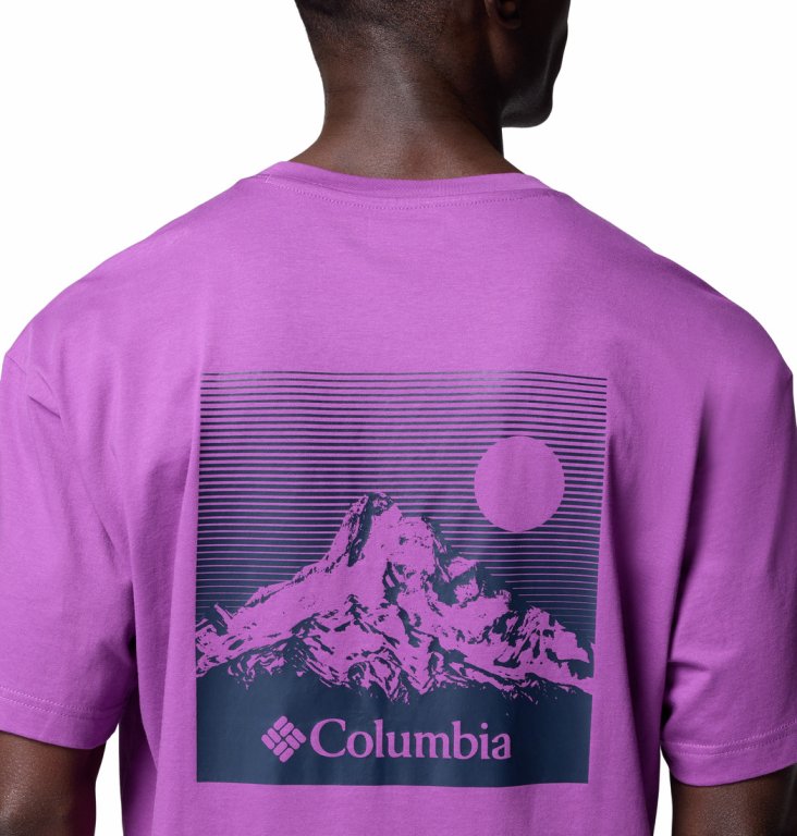 Футболка Columbia Black Butte™ Graphic Tee M - фіолетовий