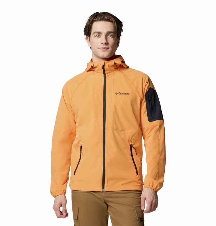 Куртка Columbia Tall Heights™ II Softshell Jacket M - жовтий/коричневий