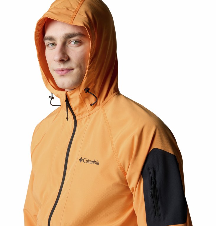 Куртка Columbia Tall Heights™ II Softshell Jacket M - жовтий/коричневий