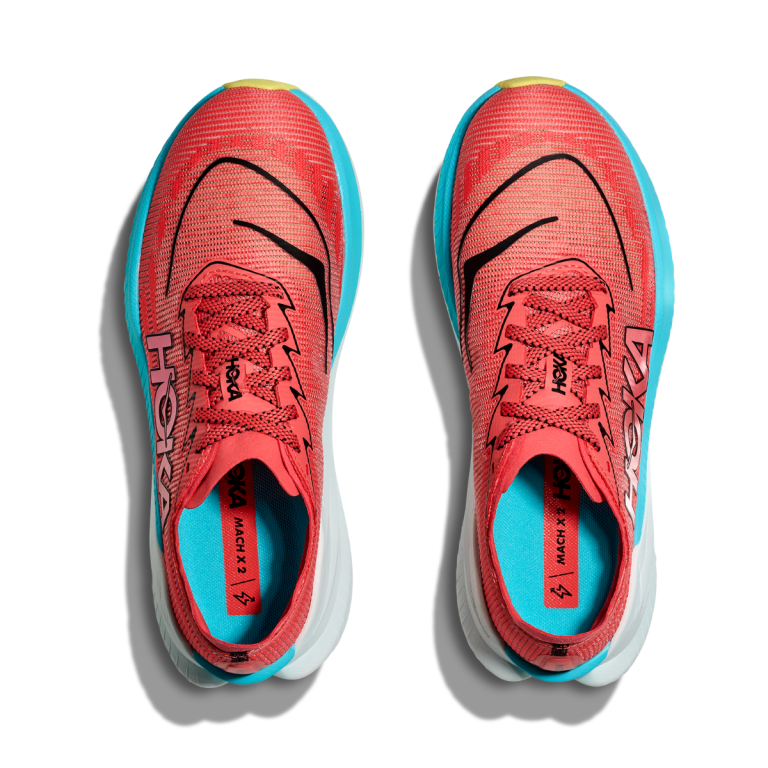 Кросівки Hoka Mach X 2 W - червоний/синій