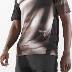 Футболка Salomon SHKout Core SS Tee GFX M - коричневий