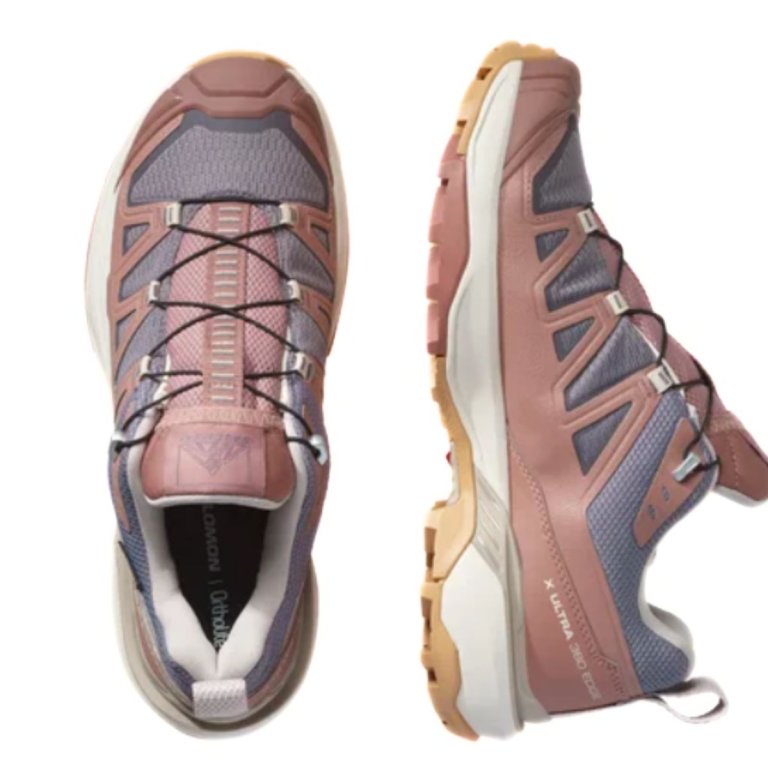 Взуття Salomon X Ultra 360 Edge GTX W - рожево/фіолетове