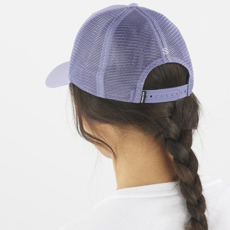 Кепка Salomon Trucker - фіолетова