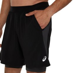 Шорти Asics Road 2-N-1 7In Short M - чорний / сірий