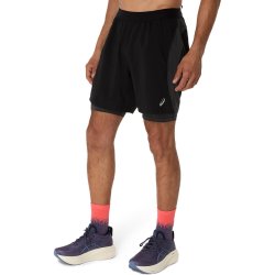 Шорти Asics Road 2-N-1 7In Short M - чорний / сірий