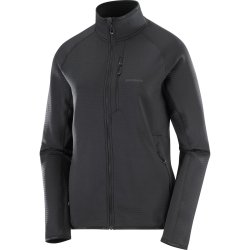 Світшот Salomon Essential Lightwarm FZ W - чорний