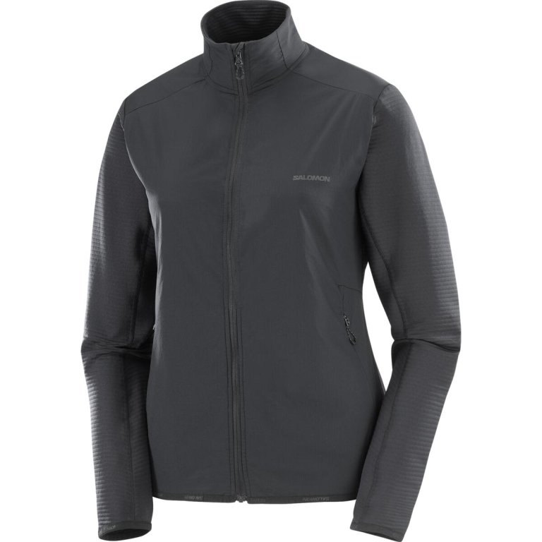 Світшот Salomon Essential Lightwarm Hybrid W - чорний
