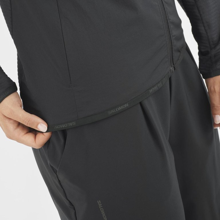 Світшот Salomon Essential Lightwarm Hybrid W - чорний
