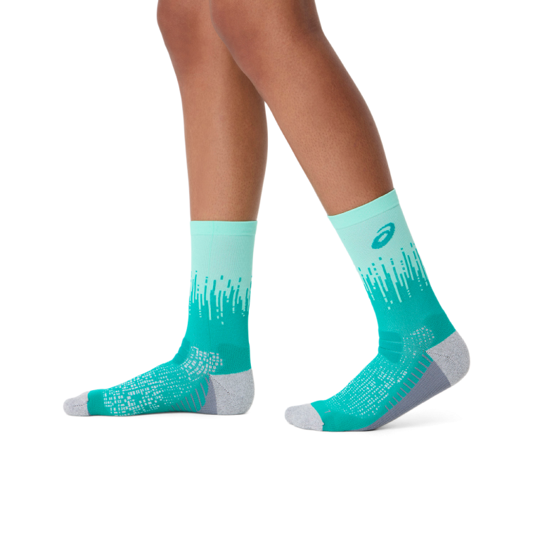 Ponožky Asics Performance Run Sock Crew - modrá/šedá