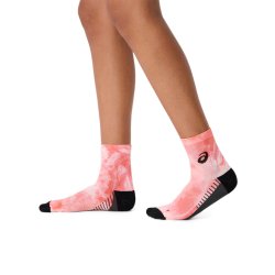 Шкарпетки Asics Performance Run Quarter Sock - рожевий/чорний