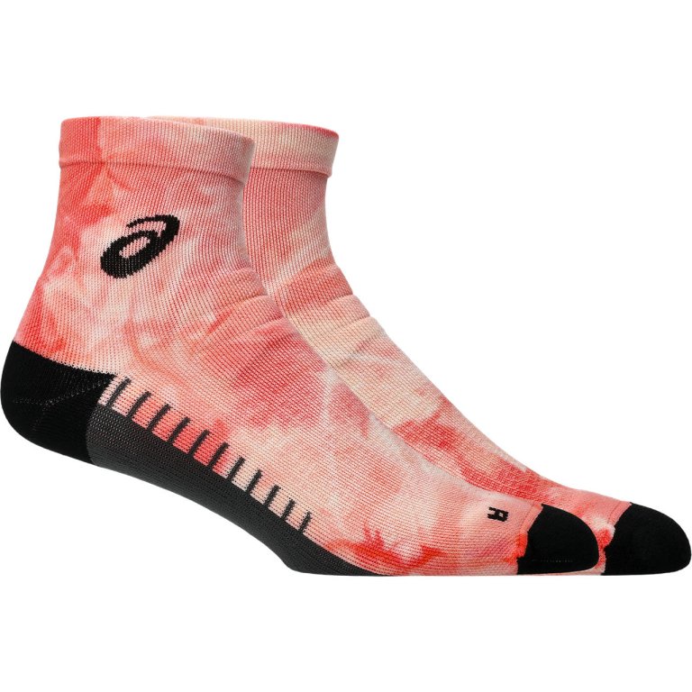 Шкарпетки Asics Performance Run Quarter Sock - рожевий/чорний