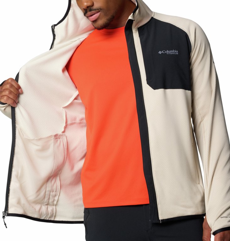 Худі Columbia Triple Canyon™ Grid Fleece Hooded FZ II M - бежево/сірий