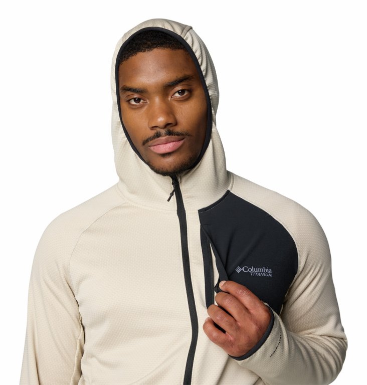 Худі Columbia Triple Canyon™ Grid Fleece Hooded FZ II M - бежево/сірий