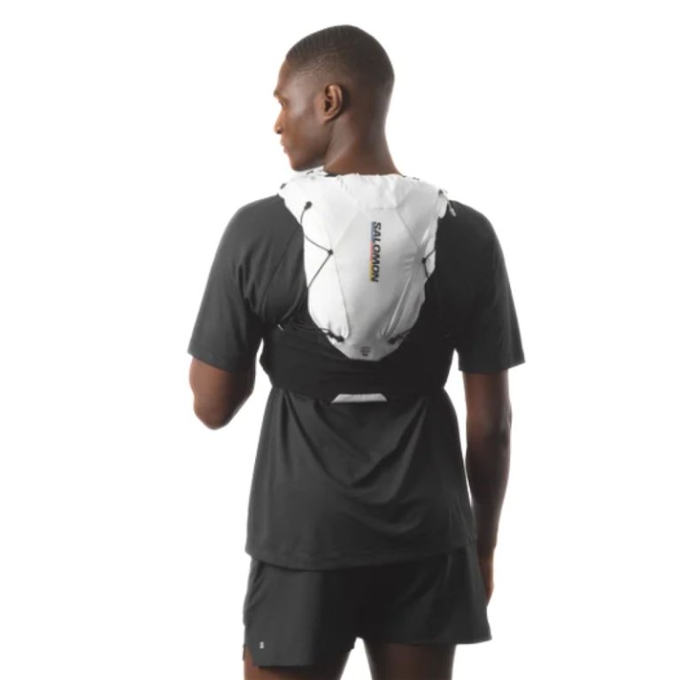 Рюкзак Salomon Adv Skin 12 Race Flag Set - біло/чорний