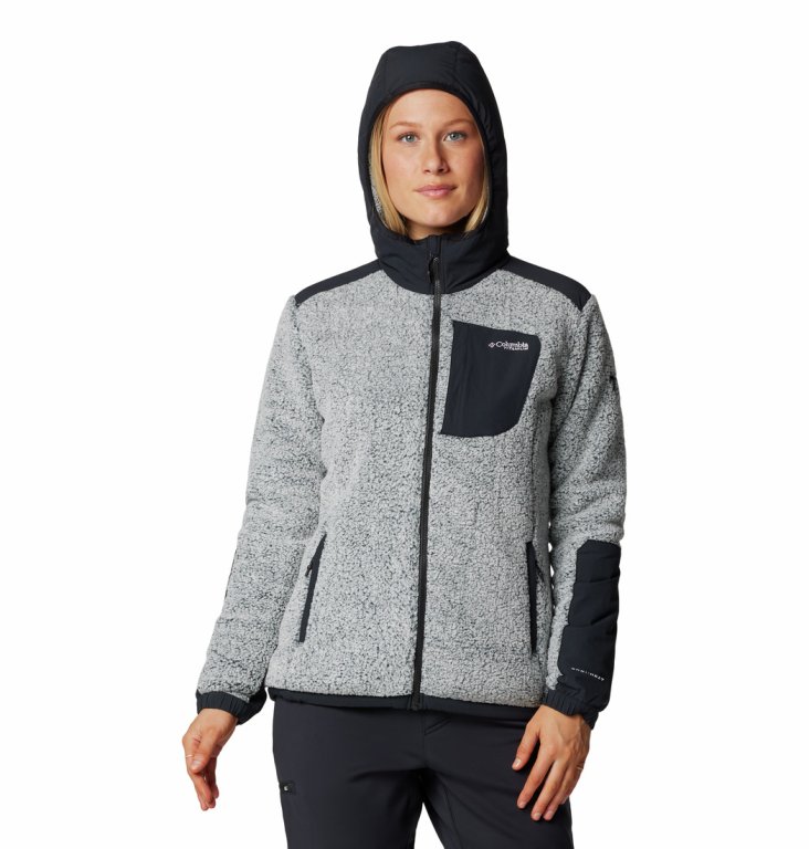 Куртка Columbia Arctic Crest™ Sherpa Full Zip W - сіро/чорна