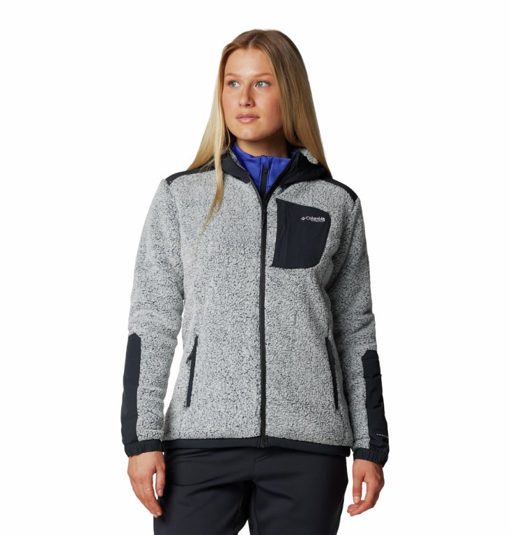 Куртка Columbia Arctic Crest™ Sherpa Full Zip W - сіро/чорна