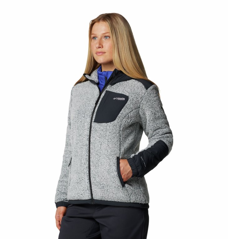 Куртка Columbia Arctic Crest™ Sherpa Full Zip W - сіро/чорна
