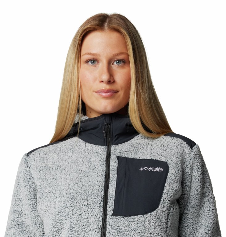 Куртка Columbia Arctic Crest™ Sherpa Full Zip W - сіро/чорна
