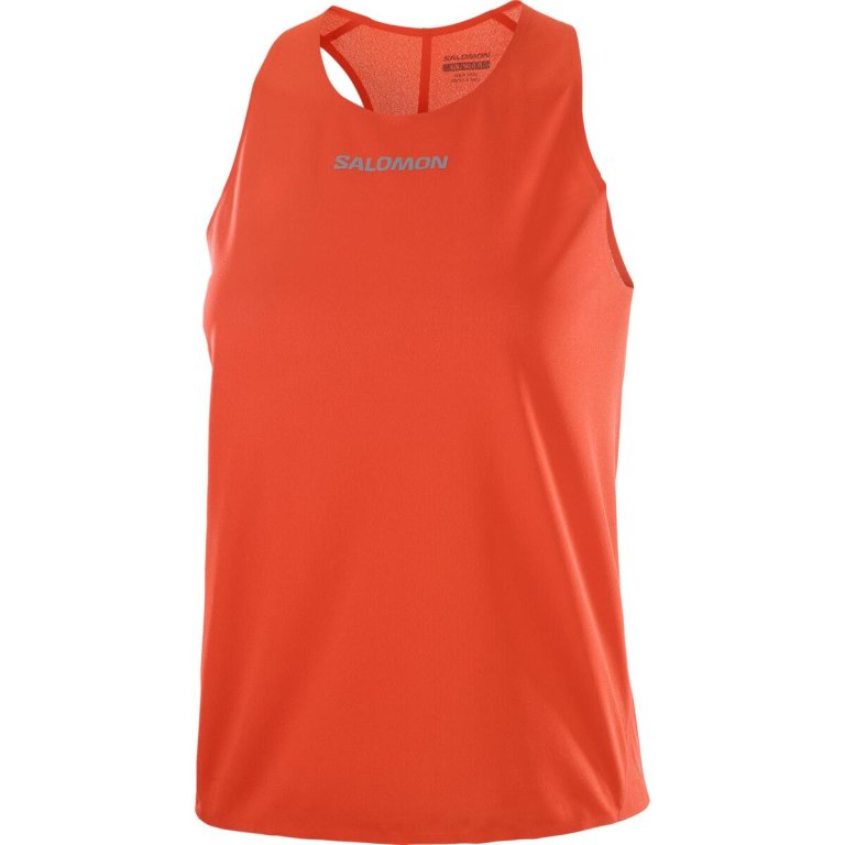 Майка Salomon S/LAB Speed Singlet W - червона