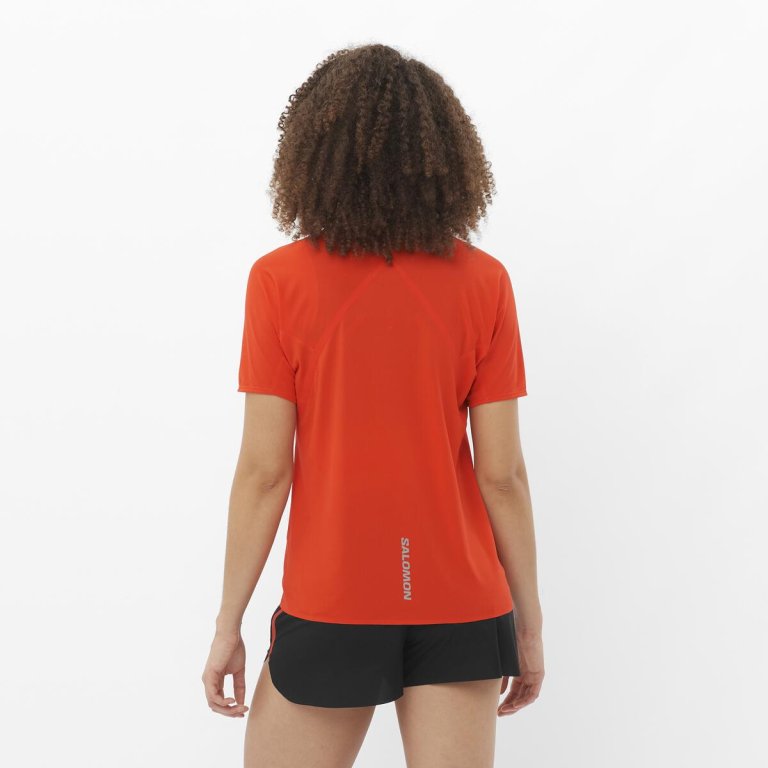 Футболка Salomon S/LAB Speed Tee W - червона