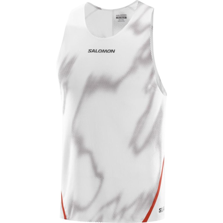 Майка Salomon S/LAB Speed Singlet M - біла