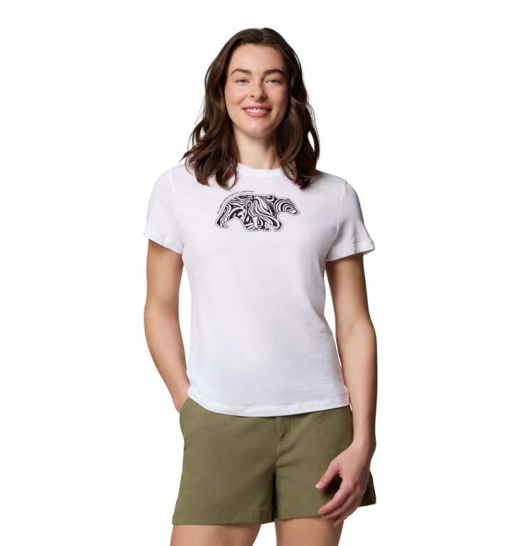 Футболка Columbia Ruby Springs™ Graphic Fitted SS W - біла