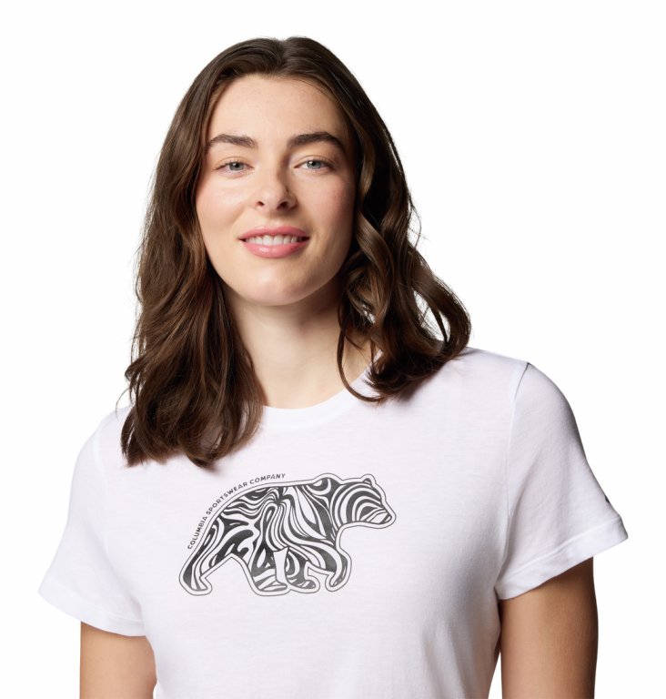Футболка Columbia Ruby Springs™ Graphic Fitted SS W - біла