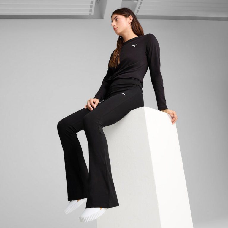 Легінси Puma ESS High-Waist Flared Leggings W - чорні