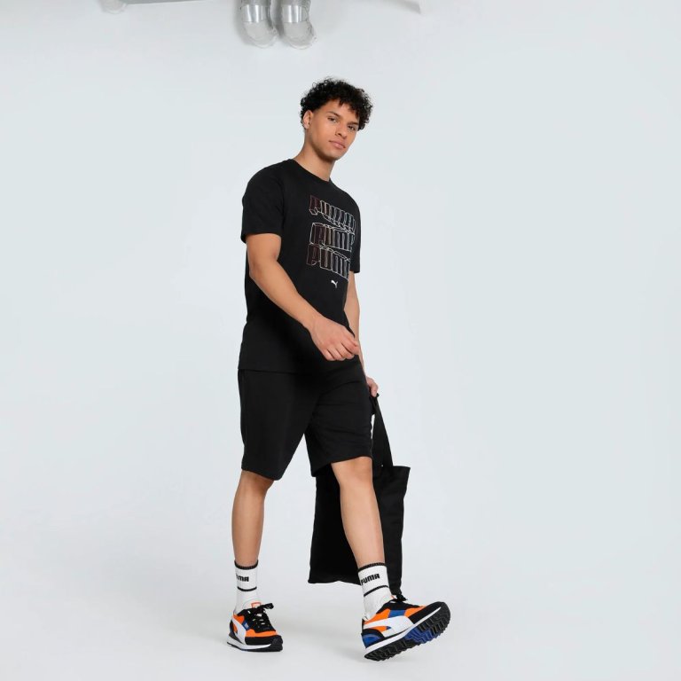 Футболка Puma ESS Logo Lab Hog Tee M - чорна