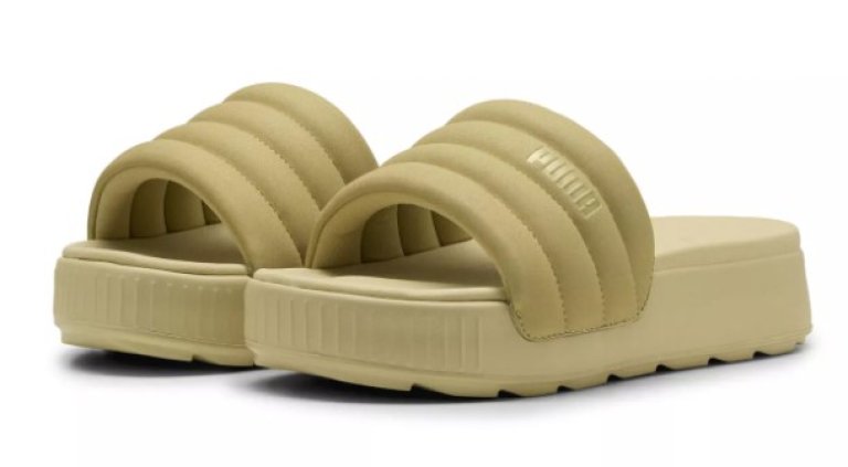 Шльопанці Puma Karmen Slide Puffy W - бежеві