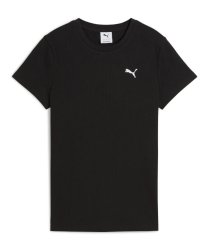 Футболка Puma ESS Elevated Rib Tee W - чорна