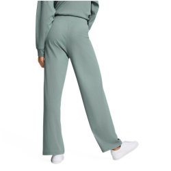 Штани Puma ESS Elevated High Waist Straight Leg Rib W - зелені