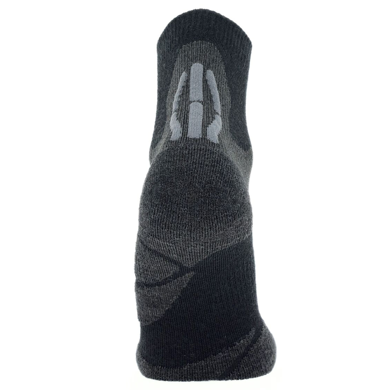 Шкарпетки UYN Trekking 2In Merino Low Cut Socks M - чорно/сірі