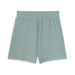 Шорти Puma ESS Elevated High-Rise Rib Shorts 5 W - зелені