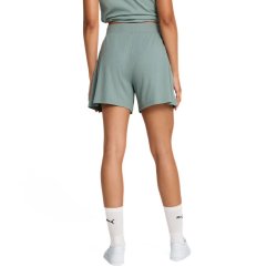 Шорти Puma ESS Elevated High-Rise Rib Shorts 5 W - зелені