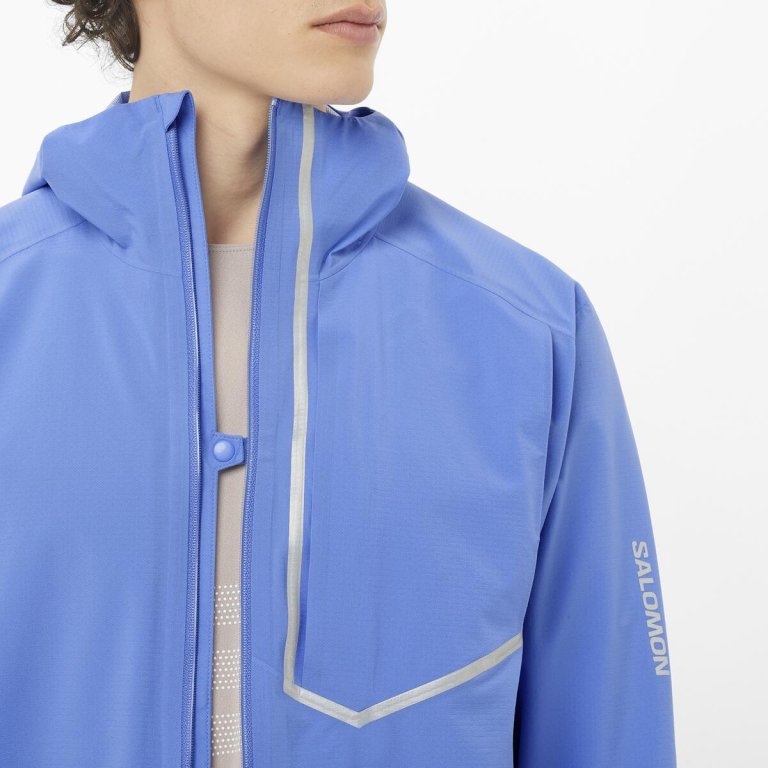 Куртка Salomon Bonatti Trail Jkt M - синя
