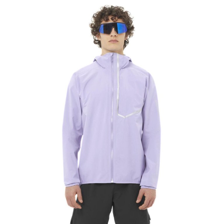 Куртка Salomon Bonatti Trail Jkt M - фіолетовий
