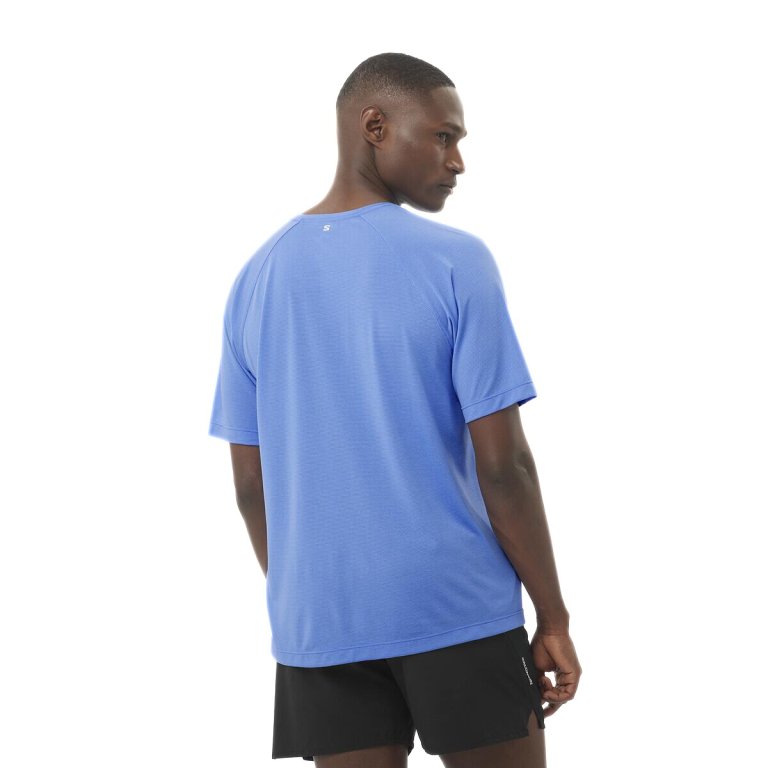 Футболка Salomon SHKout Core SS Tee M - синя