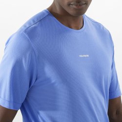 Футболка Salomon SHKout Core SS Tee M - синя
