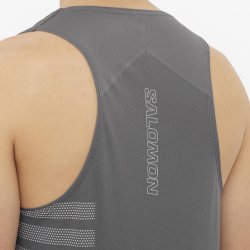 Майка Salomon Sense Aero Singlet GFX M - сіра